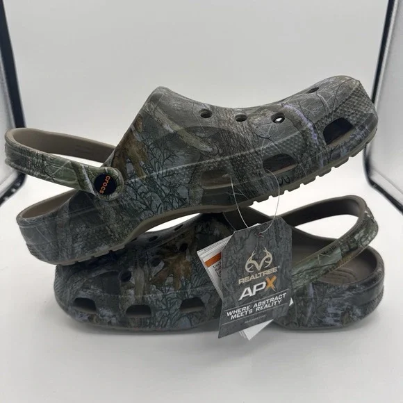 Crocs Baya Camo Clogs Realtree Edge Men's 13 New In Bag Comfort Slip On - Picture 6 of 8